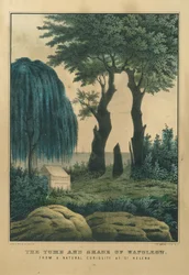 Das Grabmal und der Schatten Napoleons, nach einer Naturkuriosität auf St. Helena